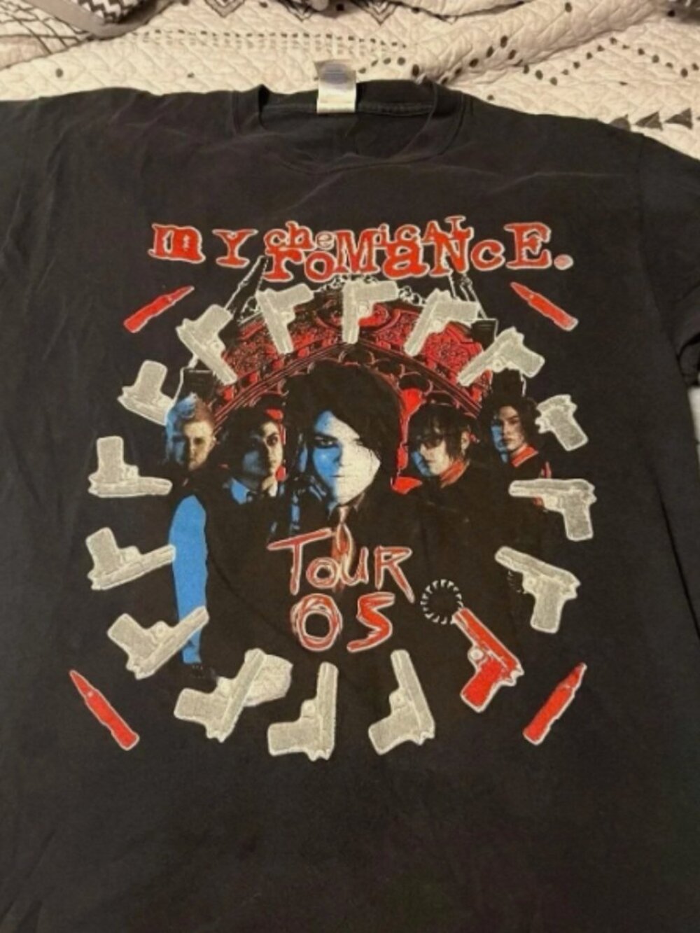 My Chemical Romance Tour 05 Vintage Emo Punk Band Graphic Tee